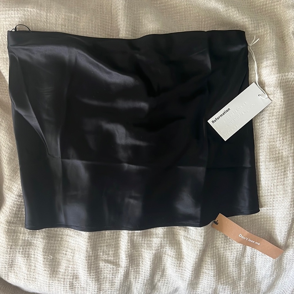 Reformation Silk Spritz Tube Top